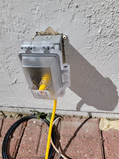 junction box through stucco|stucco outlet box.